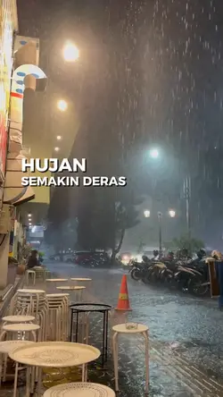 hujan semakin deras