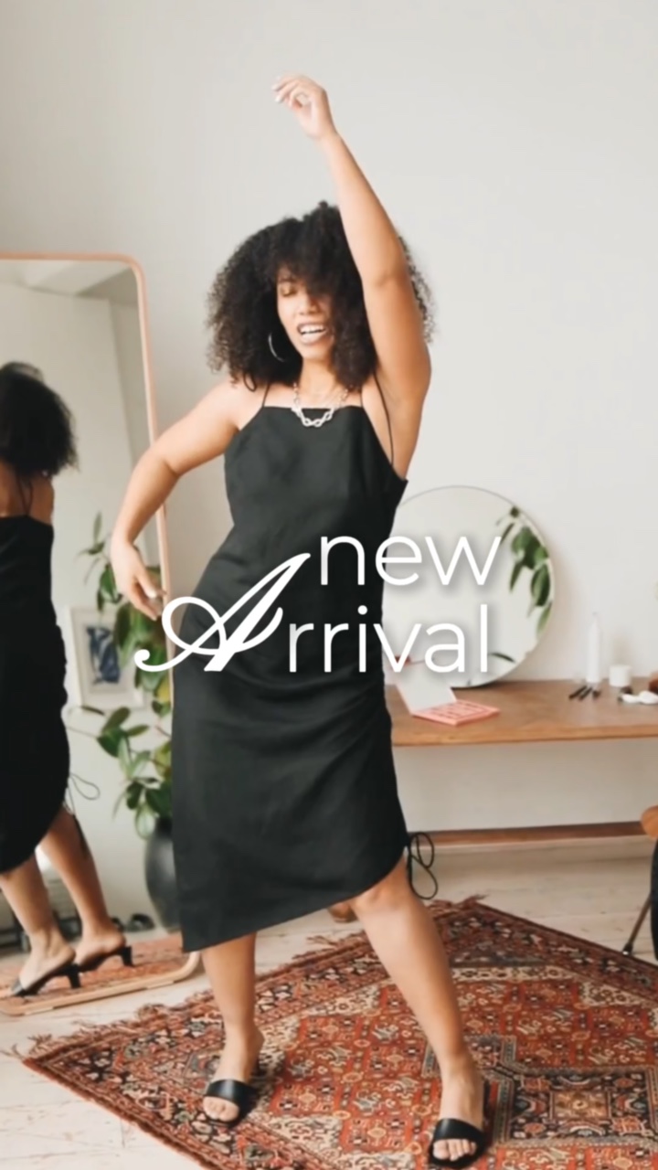 Moda orijinal Elbise Ekran Minimalist Stil 8 Klipler
