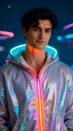 Neon hoody AI 