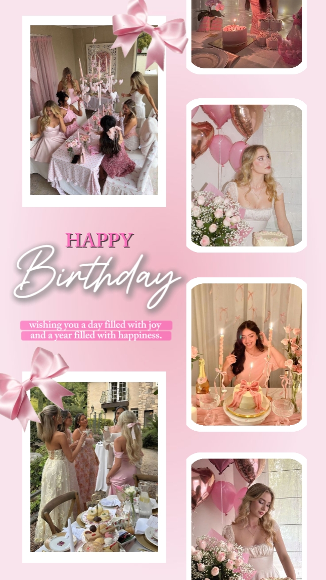 birthday pink 3:4
