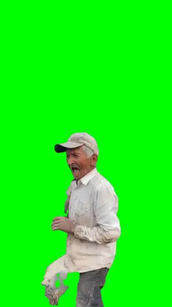 hombre gritando aaaa