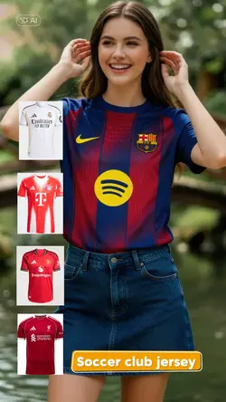 Soccer club jersey