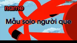 Mẫu solo người que