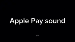 Apple Pay sound 👍🎶🎵