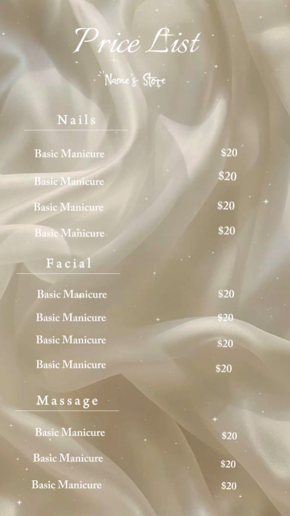 Lista de Preços 