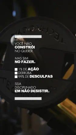 Não desista 💪