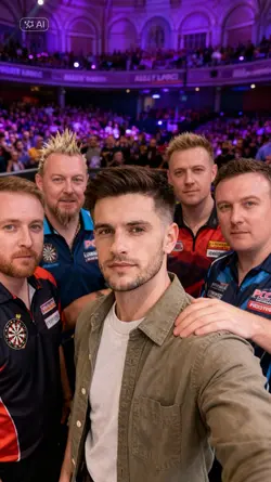 PDC Darts Selfie