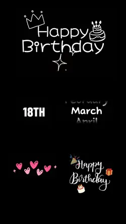 18th March birthday 