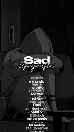 Sad - Tipografia 