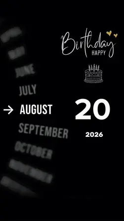 Hbd 20 August 2026 