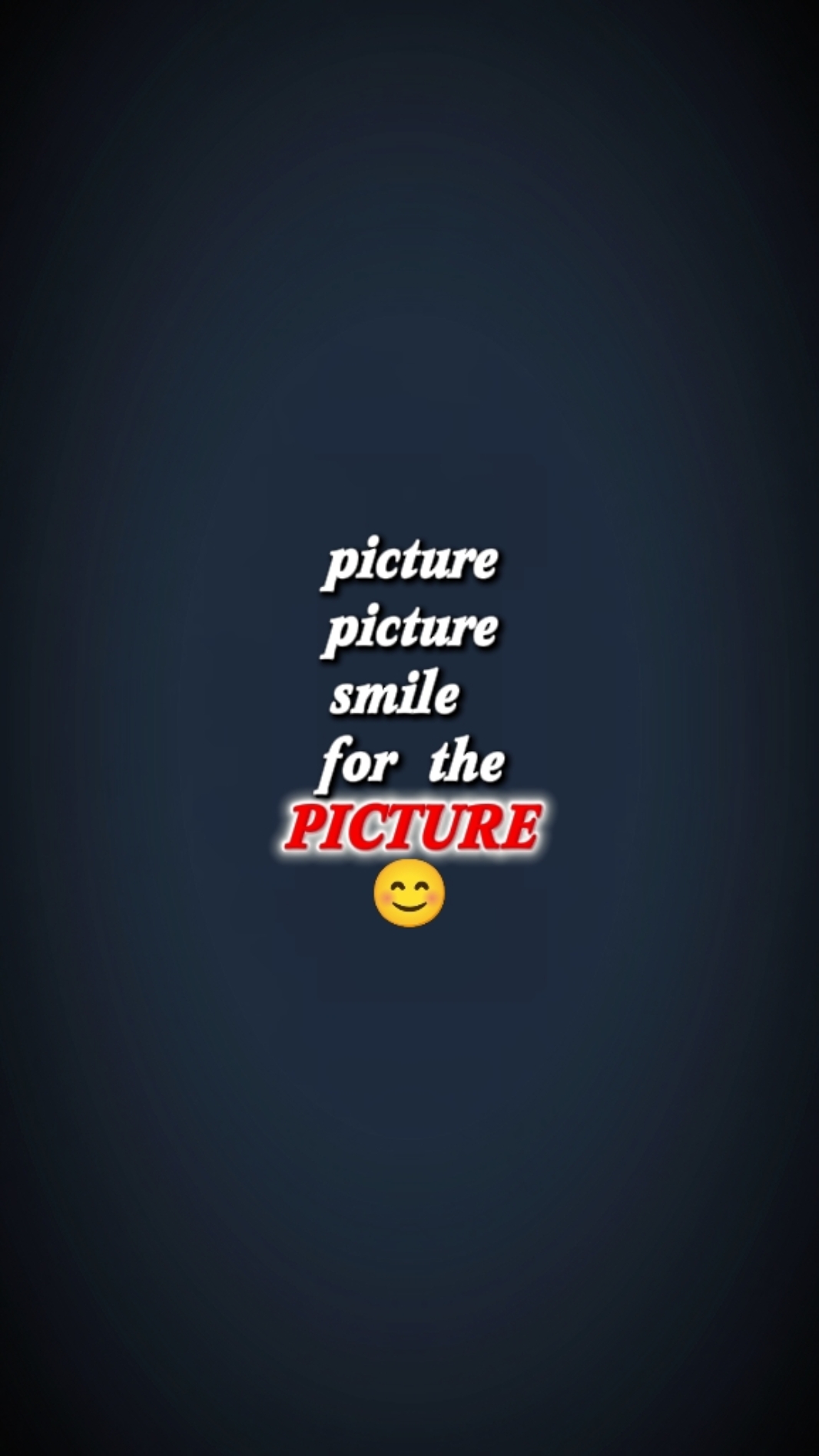 sourire pour la photo