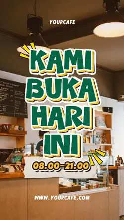 Kami Buka Hari Ini