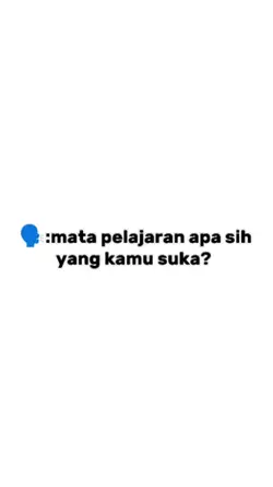 mata pelajaran apa