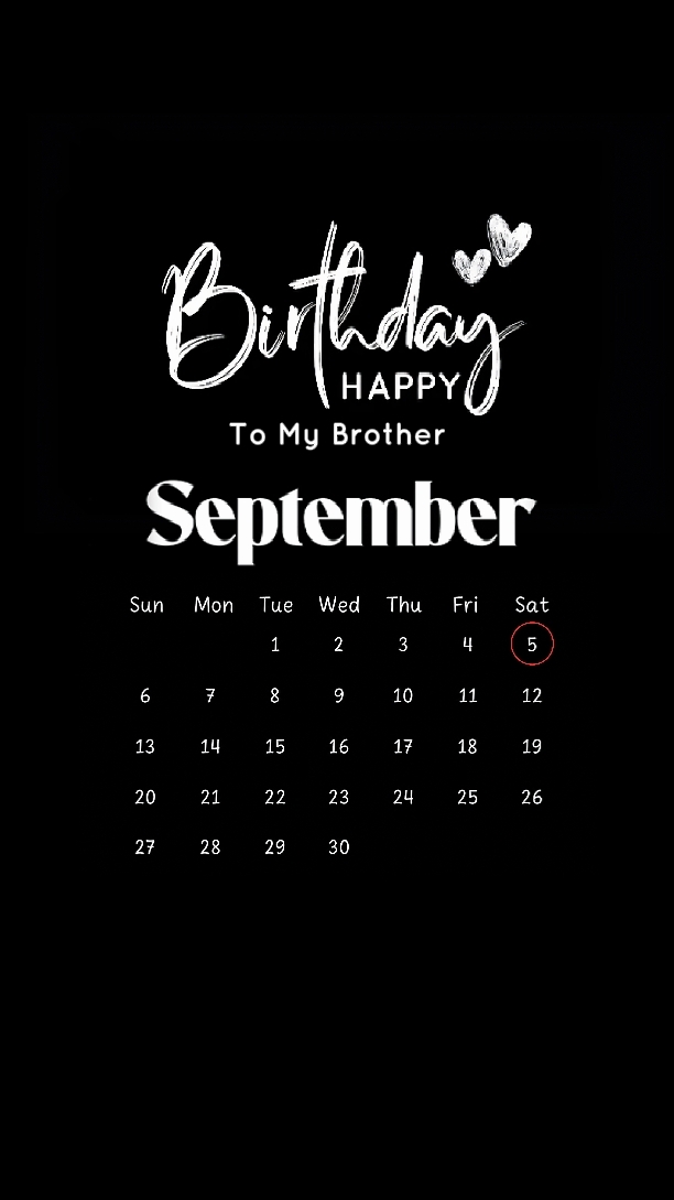 HBD BROTHER 04 SEPTE