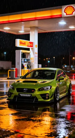 Car X Rain