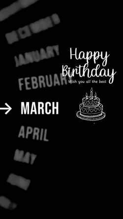 MARCH BIRTHDAY 