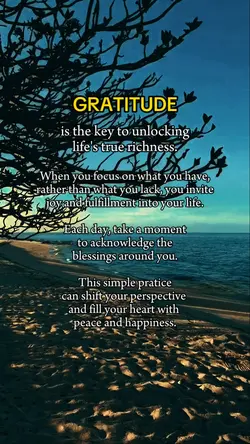 Gratitude.