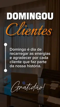 Domingou clientes 
