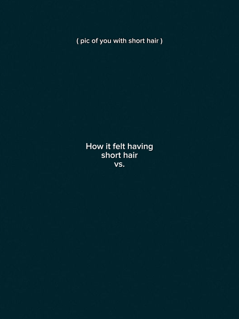 having short hair