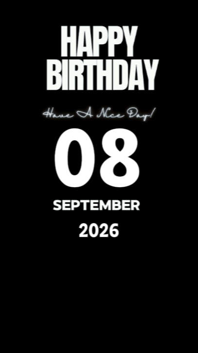 birthday 08 Septembe