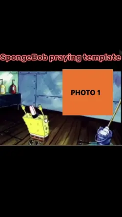 SpongeBob praying