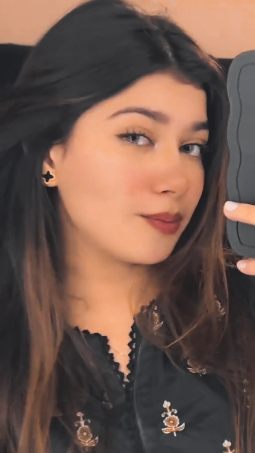 Vídeo de selfie em câmera lenta 