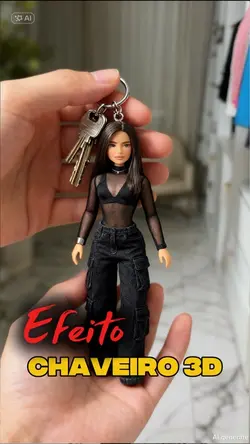 Chaveiro 3D