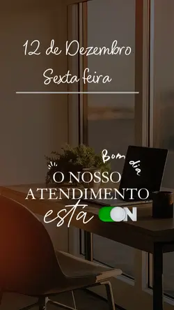 ATENDIMENTO ESTÁ ON 