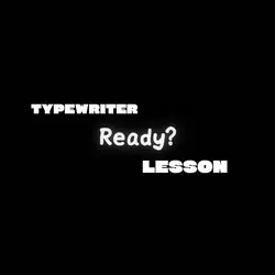 Typewriter lesson