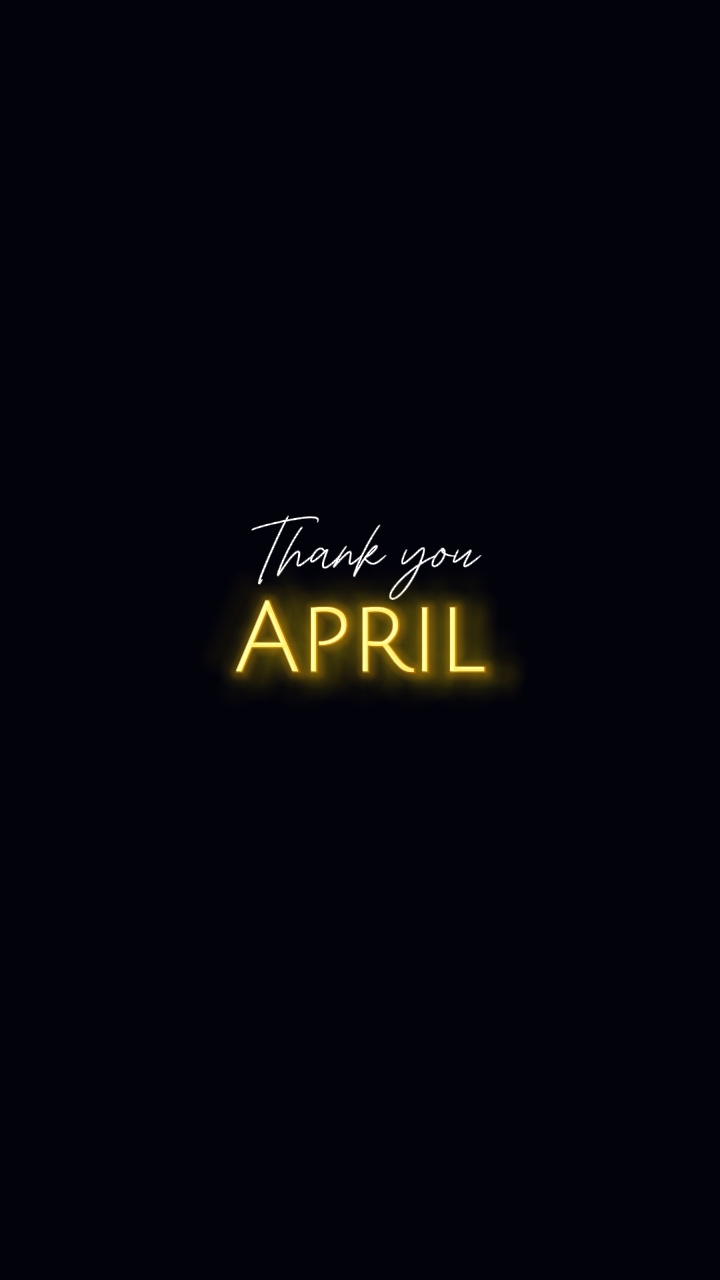 谢谢你April