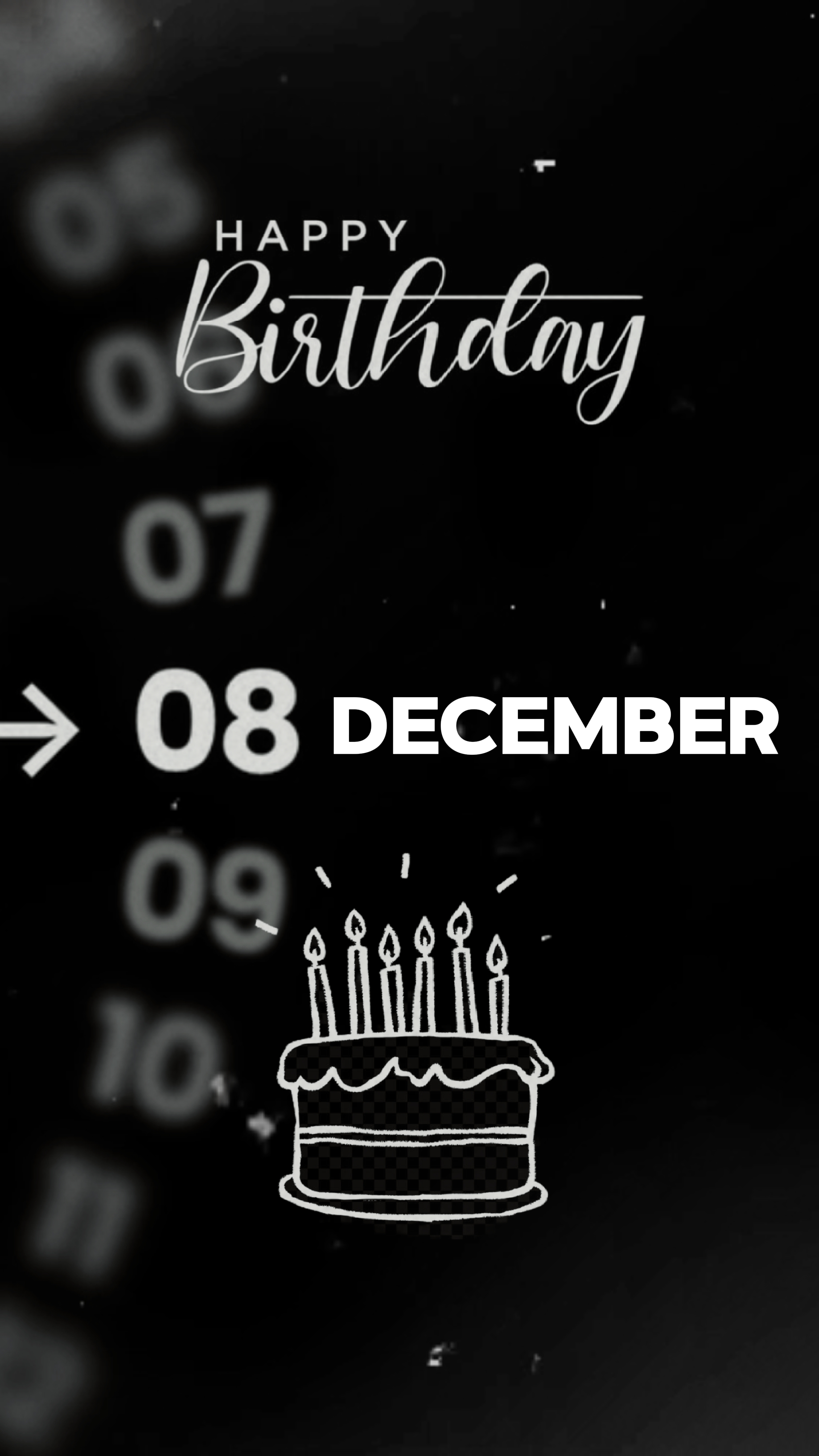 Feliz cumpleaños 8 de diciembre