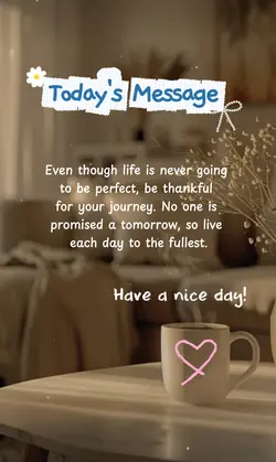 Be thankful