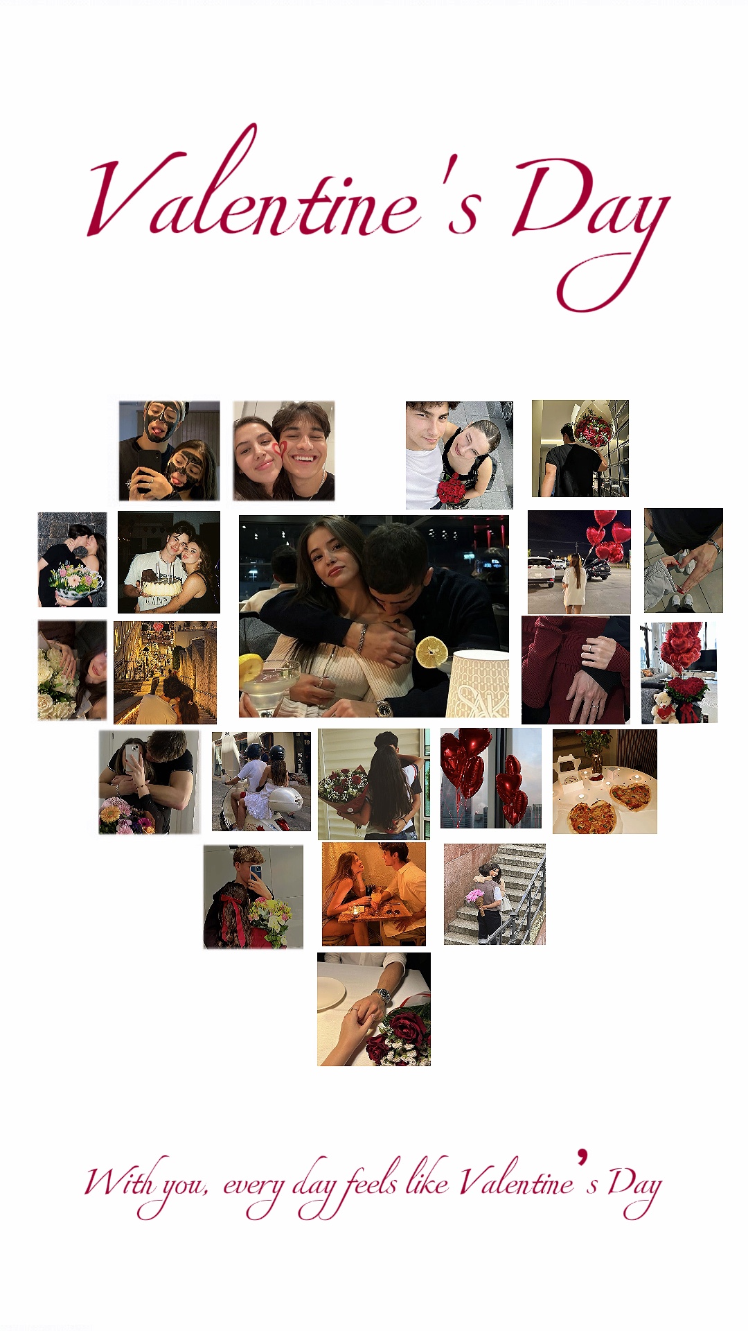 Collage de San Valentín
