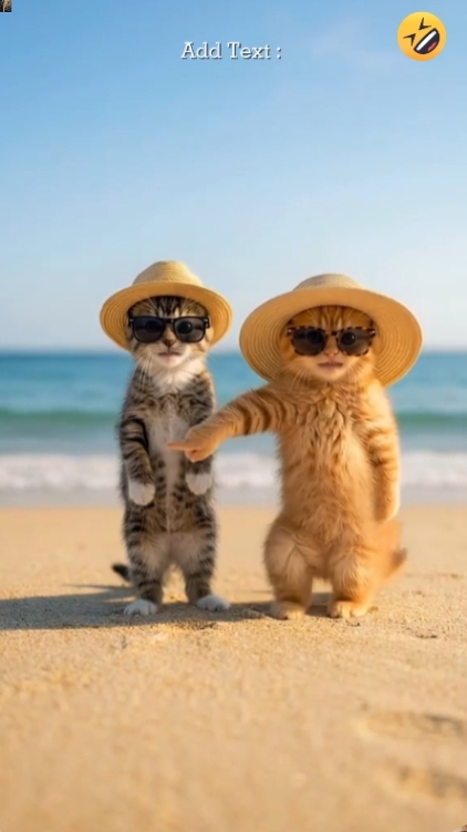 Chat drôle. 