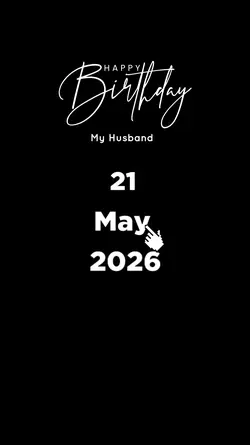 HBD HUSBAND 21 MAY