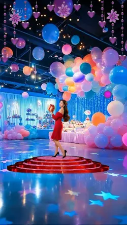 Happy birthday stage