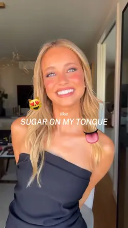 sugar on my tongue