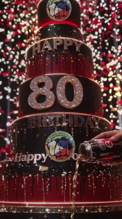 80th birthday cake!
