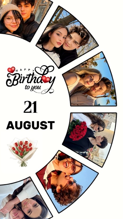 HBD LOVE 21 AUGUST 