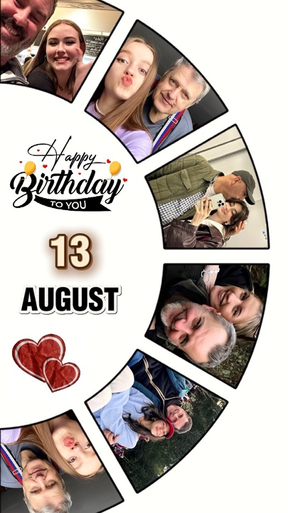 HBD DAD 13 AUGUST 
