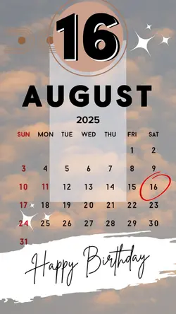 birthday 16augst2025