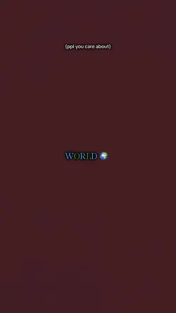 youre my world