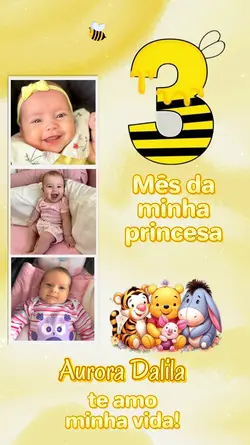 3 meses da princesa 