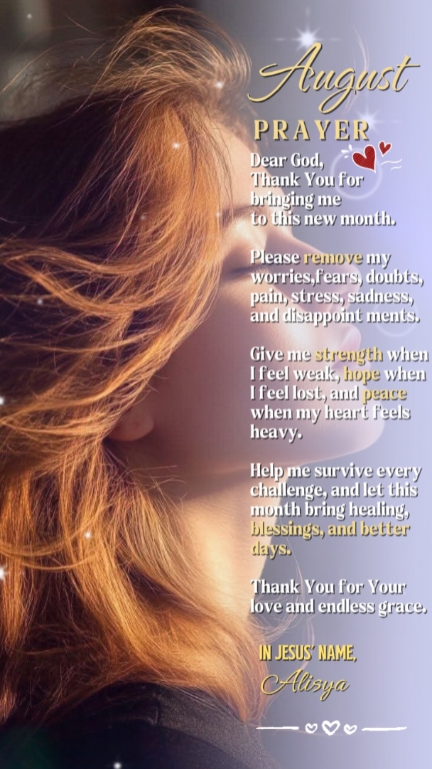 August Prayer 