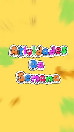 Atividades da semana