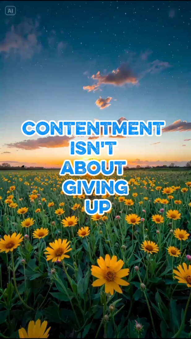 Contentment