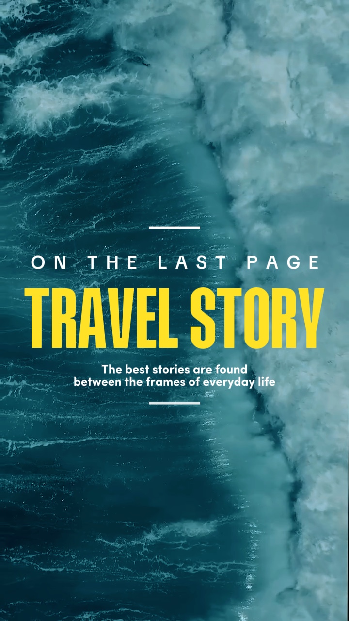 Histoire de la plage de voyage