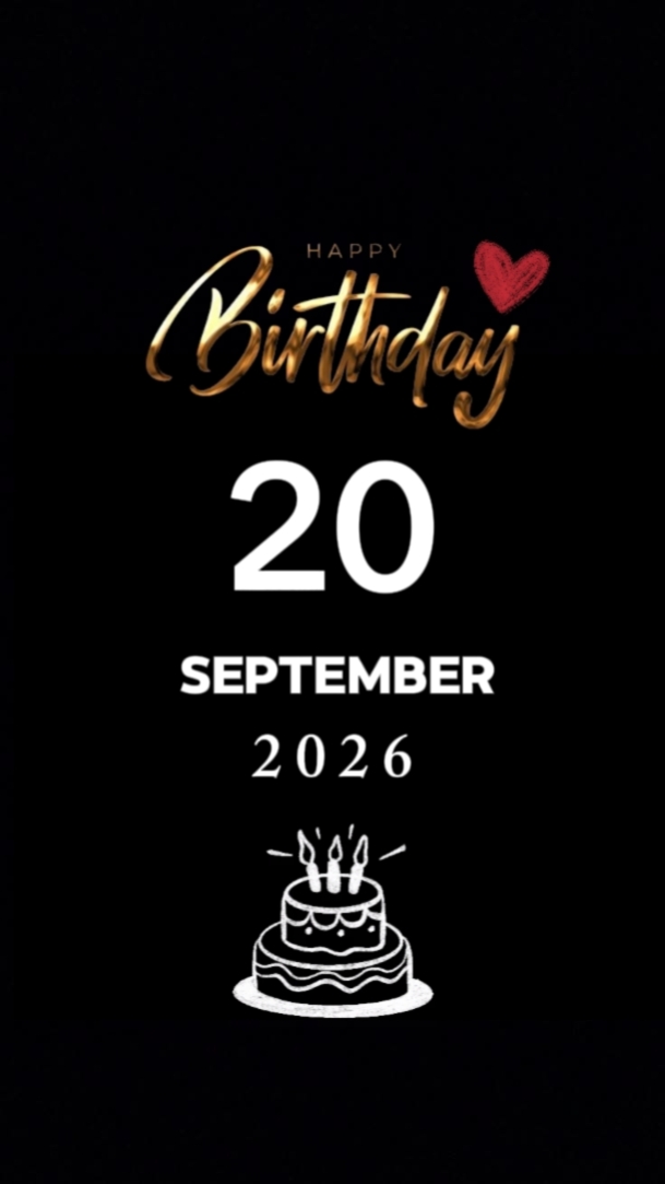 HBD SON 20 SEPTEMBER