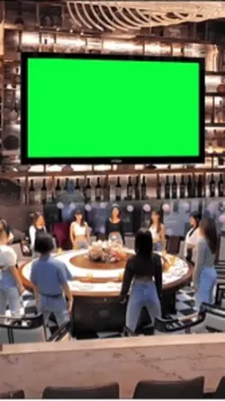 Green screen materia