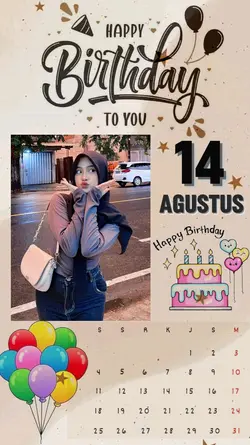 14 Agustus Birthday